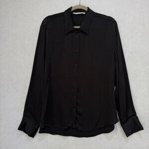 Zara Classic Black Button-Up Shirt